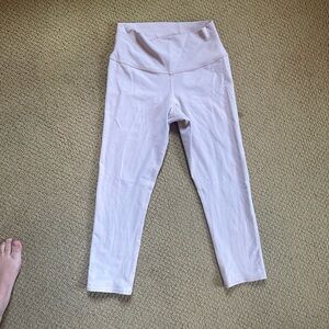 Alo light pink leggings size medium